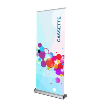 Cassette banner stands