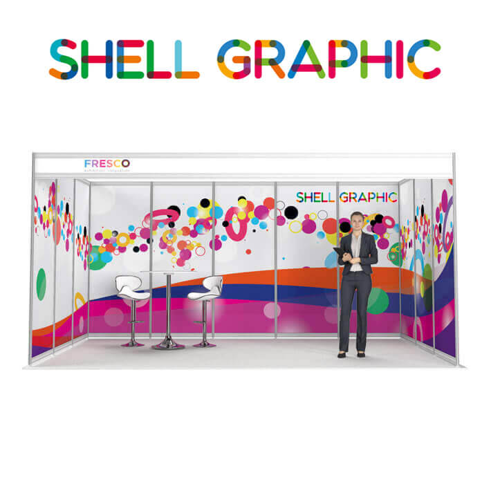 ShellGraphic 3D Illustration of a 5x3 shell scheme