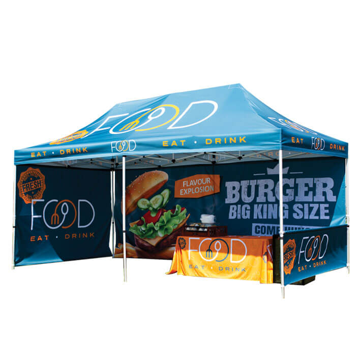 Gazebo Tent - available in four sizes with optional custom print | Fresco