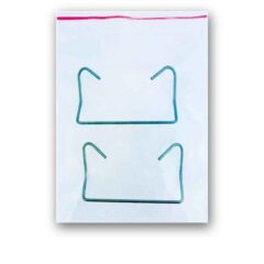 Image of 2 wire clips in a bag