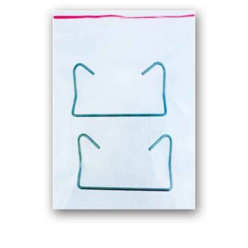 Image of 2 wire clips in a bag
