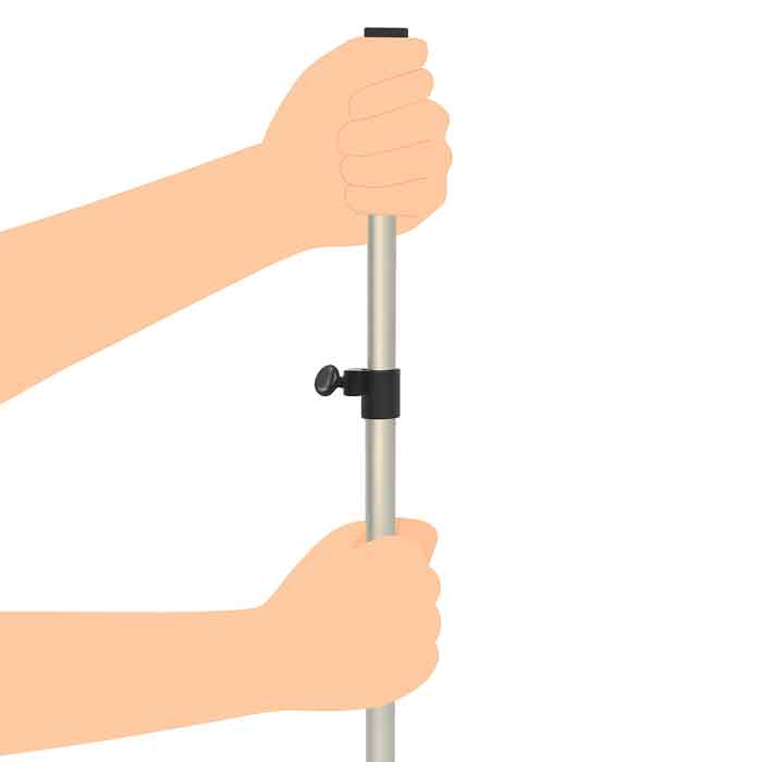 Extending pole