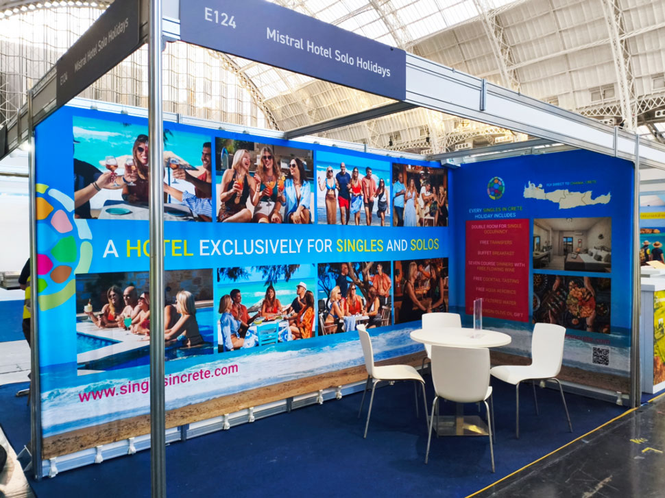 Image of Mistral ShowSuit in shell scheme booth