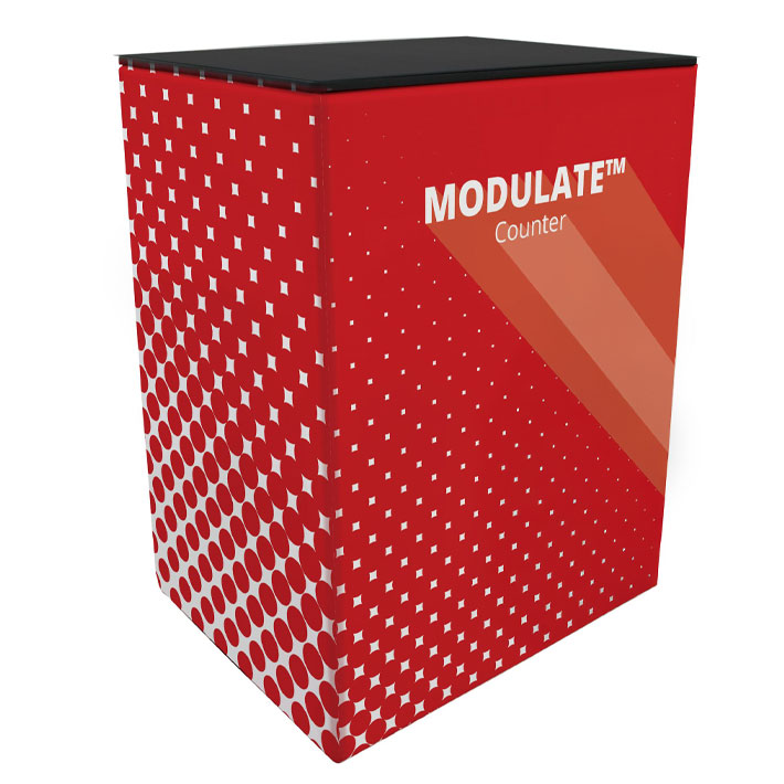 Modulate counter with counter top