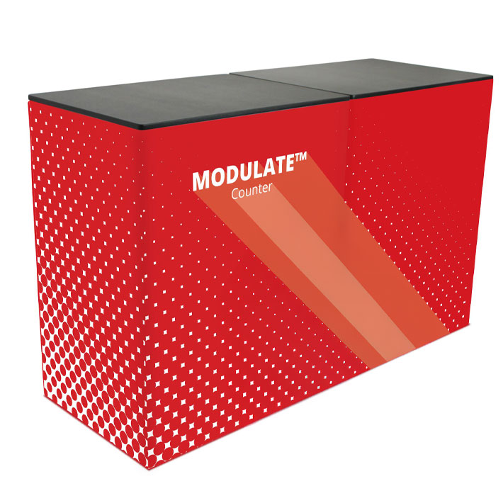 Two Modulate counter with counter top side by side