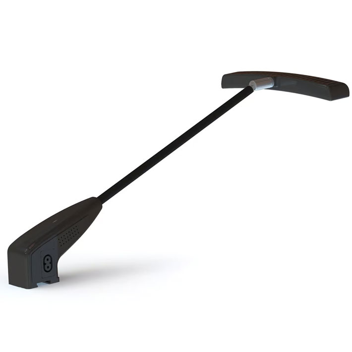 12W Slimline LED exhibition light in black